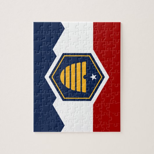 Puzzle with Flag of Utah, USA Legpuzzel (Verticaal)