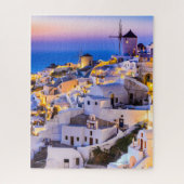Puzzle with Gift Box Oia, Santorini Griekenland Legpuzzel (Verticaal)
