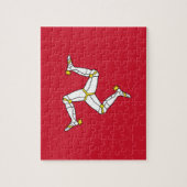 Puzzle with Isle of Man Flag, Verenigd Koninkrijk Legpuzzel (Verticaal)