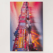 Puzzle with Kopenhagen sunrise Nyhavn, Denemarken Legpuzzel (Verticaal)