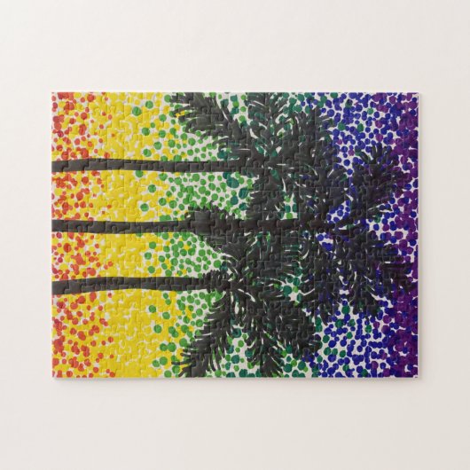 Puzzle - Woestijnpalmen Legpuzzel (Horizontaal)