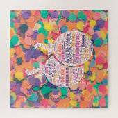 Puzzle - Word Cloud Legpuzzel (Horizontaal)