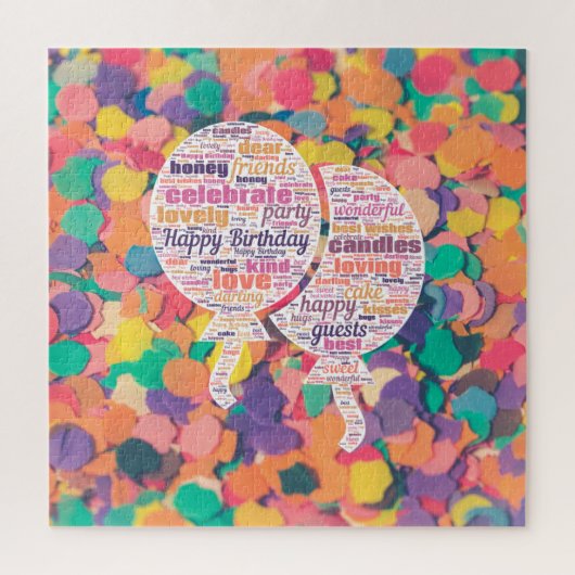 Puzzle - Word Cloud Legpuzzel (Verticaal)