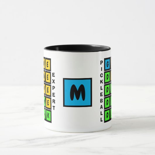 Puzzle WORD GAME DINK Pickleball MONOGRAM Mok (Midden)