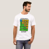 Puzzle WORD GAME DINK Pickleball T-shirt (Voorkant volledig)