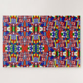 Puzzle World Flags Legpuzzel (Horizontaal)