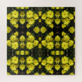 Puzzle - Yellow Garden Flowers Legpuzzel (Horizontaal)