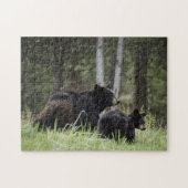 Puzzle Yellowstone Black Beer Legpuzzel (Horizontaal)