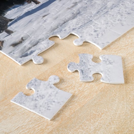 Puzzle Yellowstone Buffalo Legpuzzel (Zijkant)