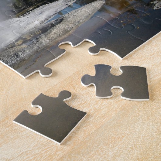 Puzzle Yellowstone Geyser Legpuzzel (Zijkant)