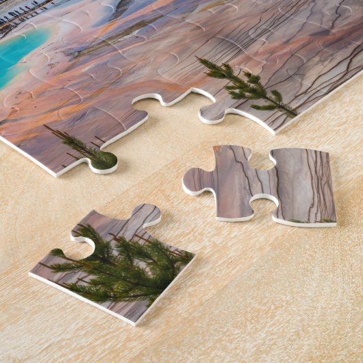 Puzzle Yellowstone Hot Pot Legpuzzel (Zijkant)