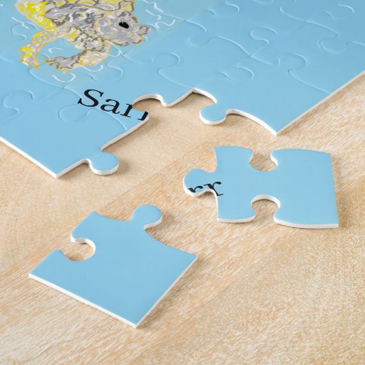 Puzzle Zee Turtle / Tortoise Legpuzzel (Zijkant)