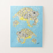Puzzle Zee Turtle / Tortoise Legpuzzel (Verticaal)
