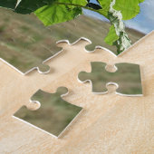 Puzzle - Zonnebloem op een heuvel v.2 Legpuzzel (Zijkant)