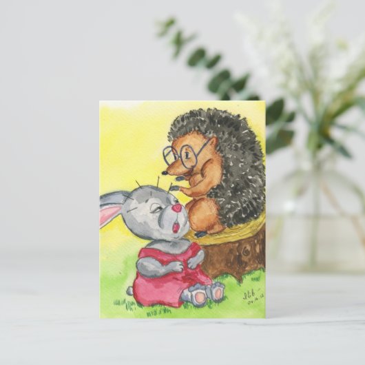 PuzzledAccupuncture.jpeg Briefkaart (Staand voorkant)