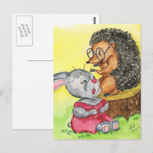 PuzzledAccupuncture.jpeg Briefkaart (Voorkant / Achterkant)