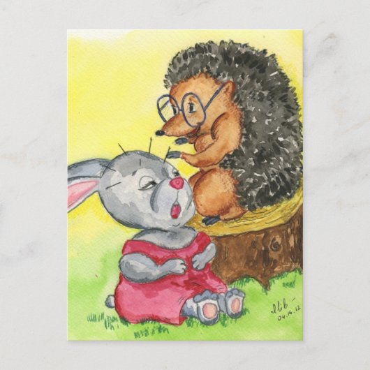 PuzzledAccupuncture.jpeg Briefkaart (Voorkant)