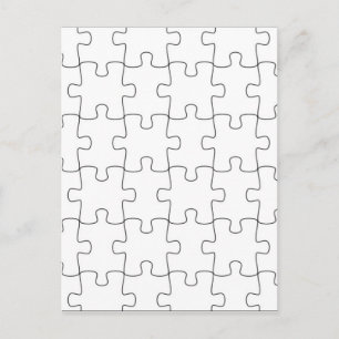 Puzzlemotiv Briefkaart