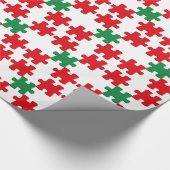 Puzzlemotiv Cadeaupapier (Hoek)