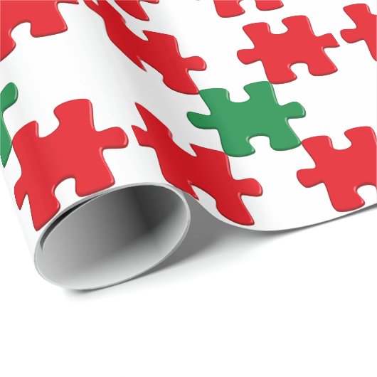 Puzzlemotiv Cadeaupapier (Rol Hoek)