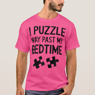 Puzzler Puzzels Grappige Legpuzzel T-shirt
