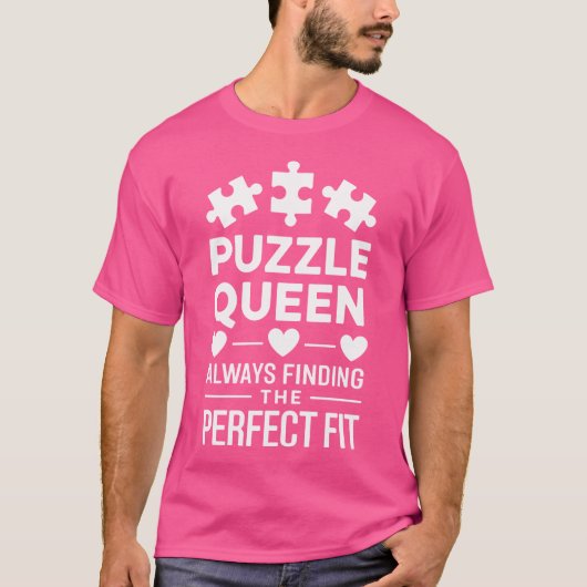 Puzzler Puzzels Grappige Legpuzzel T-shirt (Voorkant)