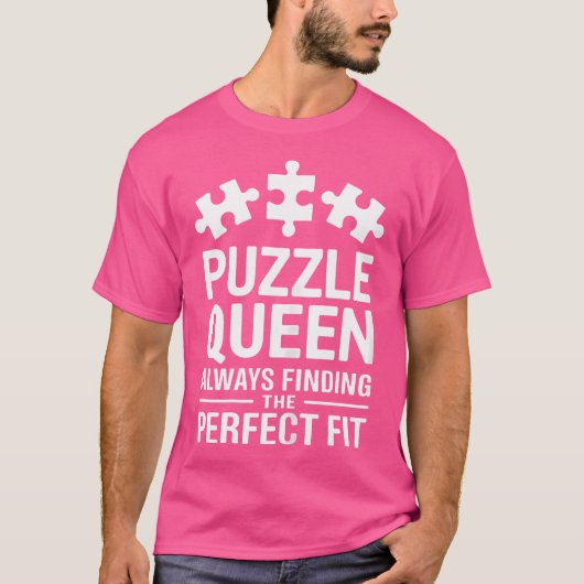 Puzzler Puzzels Grappige Legpuzzel T-shirt (Voorkant)