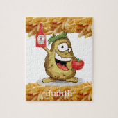 Puzzles Aardappelen Ketchup Legpuzzel (Verticaal)
