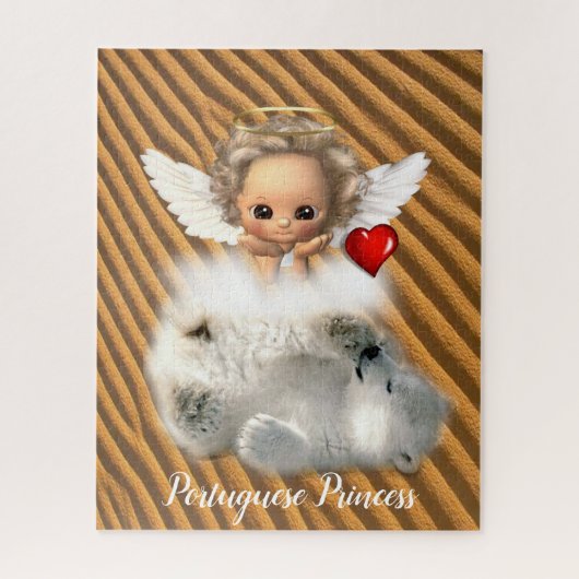 Puzzles Angel Polar Beer Portugese prinses Legpuzzel (Verticaal)