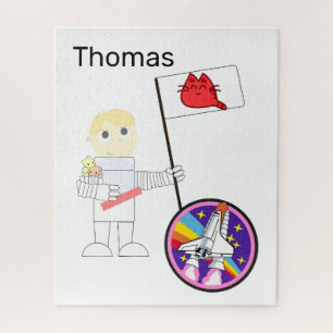 Puzzles Astronaut Cat Legpuzzel