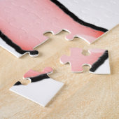 Puzzles Baby Girl Pastel Stripe Legpuzzel (Zijkant)