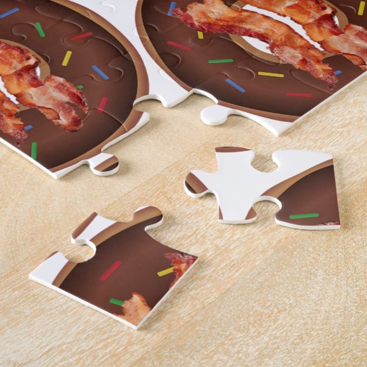 Puzzles Bacon Donuts Legpuzzel (Zijkant)