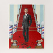 Puzzles Barbershop Barber Legpuzzel (Verticaal)