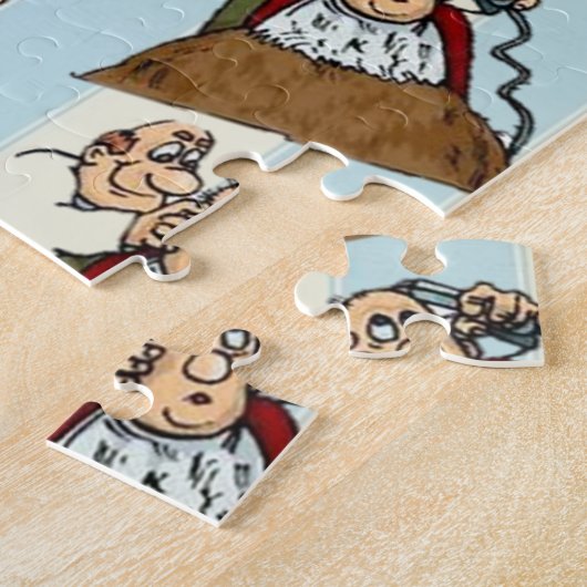Puzzles Barbershop Barber Legpuzzel (Zijkant)