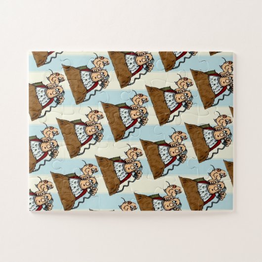 Puzzles Barbershop Barber Legpuzzel (Horizontaal)