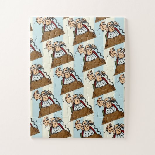 Puzzles Barbershop Barber Legpuzzel (Verticaal)