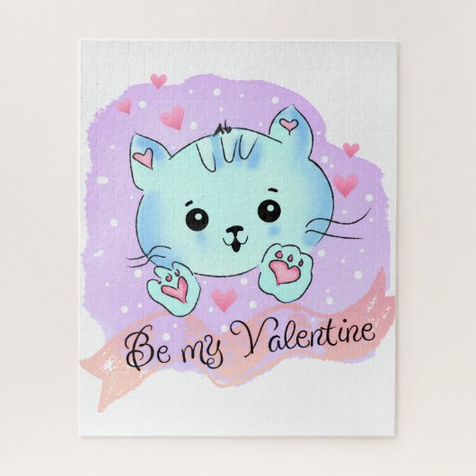 Puzzles Be Mine Hearts Happy Valentine's Day   Legpuzzel (Verticaal)