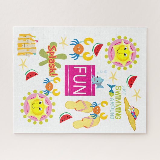 Puzzles Beach House Fun Legpuzzel (Horizontaal)