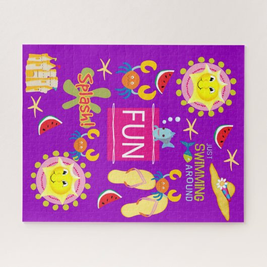 Puzzles Beach House Fun Legpuzzel (Horizontaal)