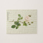 Puzzles Beige Floral Legpuzzel (Horizontaal)