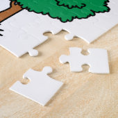 Puzzles Bird Rainbow Trees Legpuzzel (Zijkant)