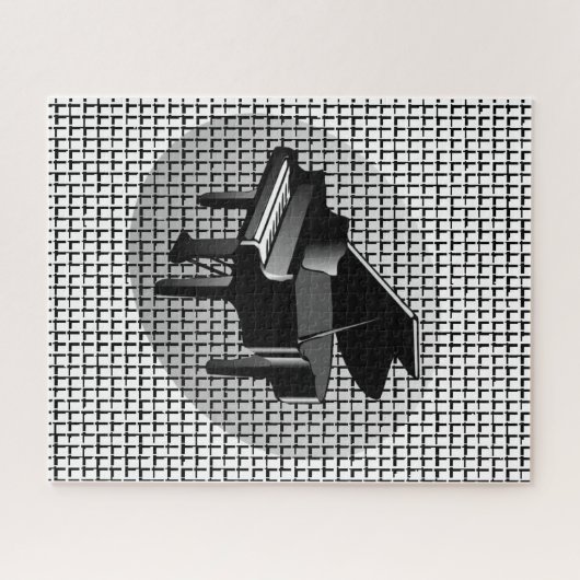 Puzzles Black Piano Legpuzzel (Horizontaal)