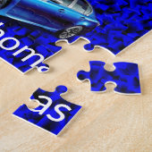 Puzzles Blue Cars Legpuzzel (Zijkant)