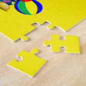 Puzzles Blue Penguin Surfer Sombrero Legpuzzel (Zijkant)