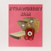 Puzzles Bread Strawberry Jam Legpuzzel (Verticaal)