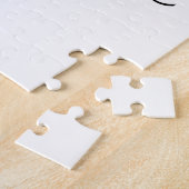 Puzzles Brown Floral Home Sweet Home Legpuzzel (Zijkant)