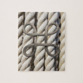 Puzzles Brown Wood Brown Rope Legpuzzel (Verticaal)