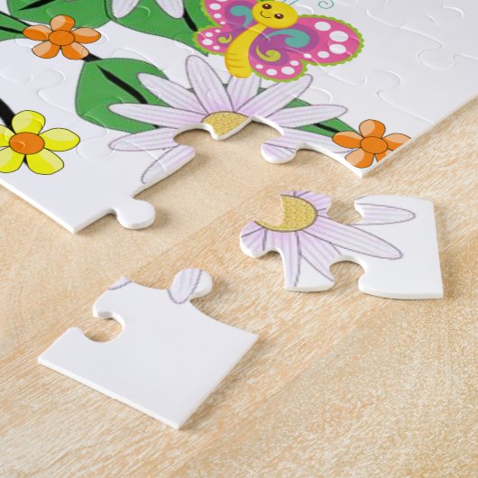 Puzzles Butterfly Floral Legpuzzel (Zijkant)