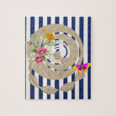 Puzzles Butterfly Floral Stripe Legpuzzel (Verticaal)