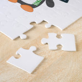 Puzzles Butterfly Penguin Hearts Happy Valentijn Legpuzzel (Zijkant)